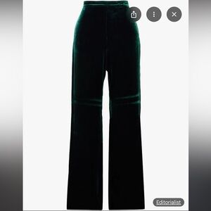 Ralph Lauren Velvet Straight-Leg Pants